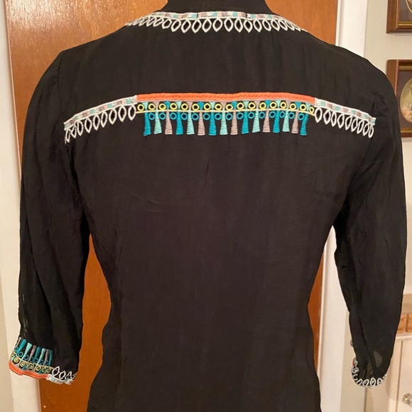 - Johnny Was Embroidered tunic extra small - Picture 4 of 5